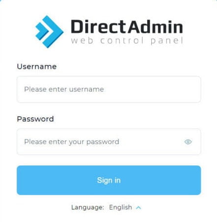 ورود به DirectAdmin