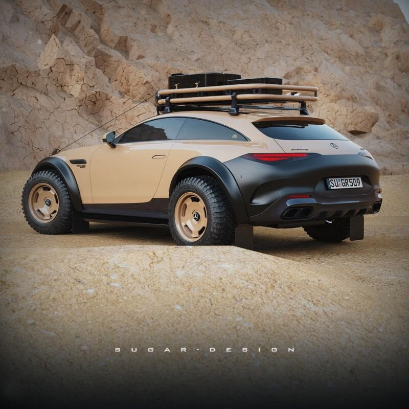 پزشکی رندرهای این غول آفرود مرسدس بنز هوش را از سر میپراند!/ عکس