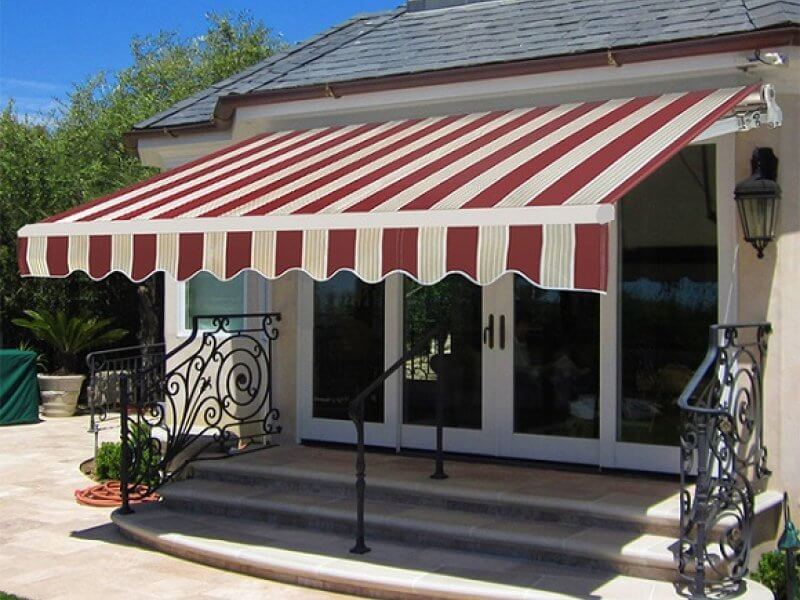 The most suitable form for the balcony terrace electric awning