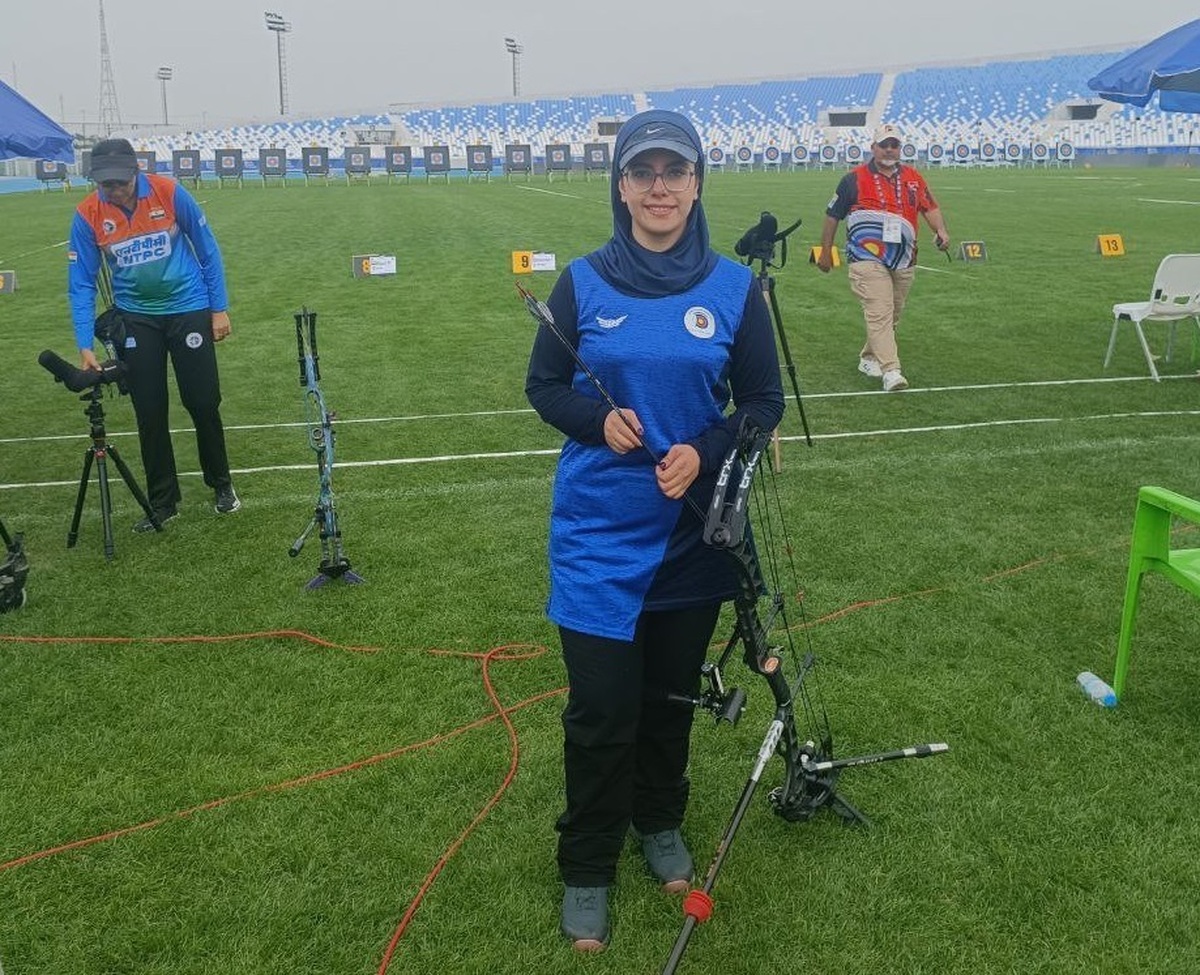 تیر و کمان کاپ آسیا| همتی در کامپوند زنان فینالیست شد