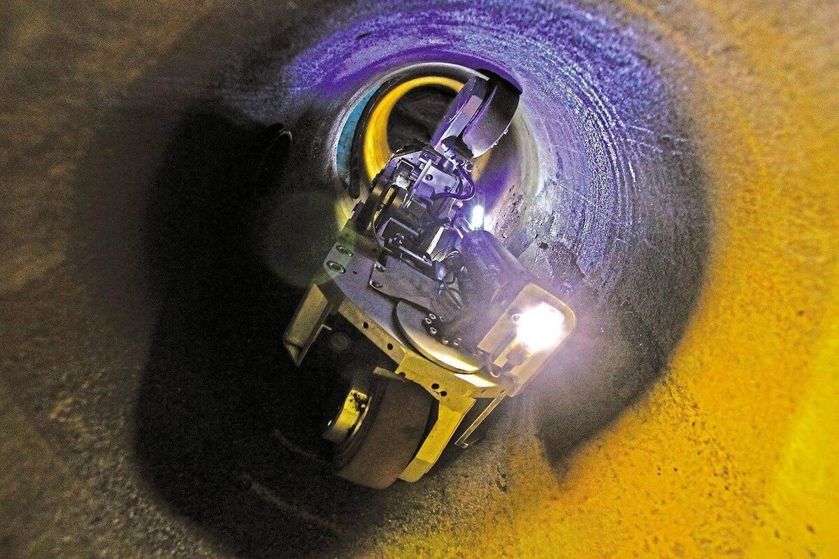 انقلابی در صنعت؛ این ربات خطوط لوله گاز را تعمیر می‌کند!/ عکس