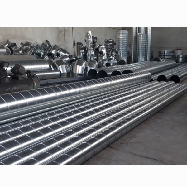 The machine for producing galvanized spiral channel in Tehran iron market + price